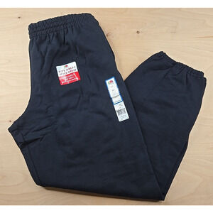 Fruit Of The Loom Sweatpants Mens L (36-38) Black Pockets